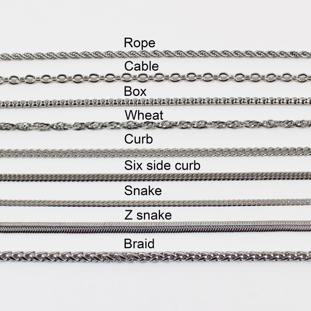 stainless steel chain for jewelry making, stainless steel chain for jewelry  making Suppliers and Manufacturers at