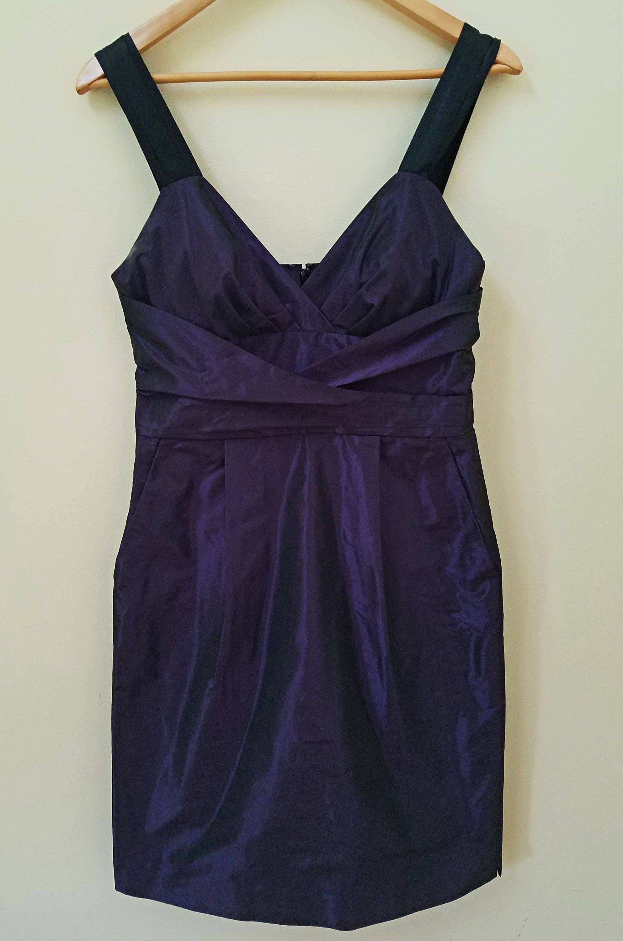 iridescent purple dress