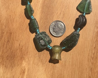 Roman Glass Beads Ancient Antique OOAK    RG-156