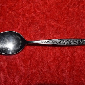 Oxford Hall Cutlery Stainless Steel Teaspoon  Dessert Spoon Vintage 1974