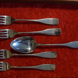The Rack 42 piece 18/10 Stainless Steel Flatware Set