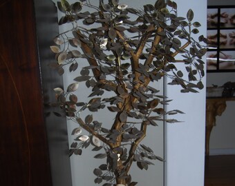Magnificent Large Metal Tree Sculpture Very Large Vintage Mid-Century Modern  Possible Curtis Jere