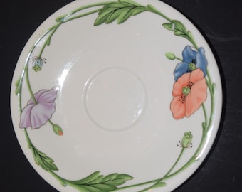Amapola by Villeroy  & Boch Cup Saucer Made in Germany  SOLD SEPARATELY