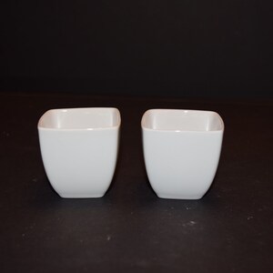 Mini White Porcelain Sauce, Snack, Toppings, Treats Dispensers or Cups SOLD SEPARATELY