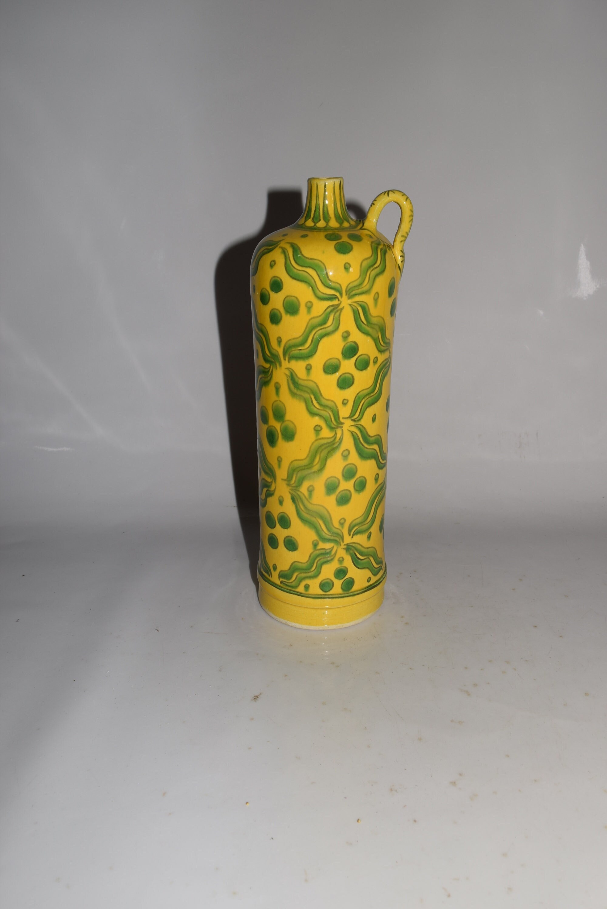 清乾隆磁器琺瑯彩花鳥紋六方瓶 景徳鎮 陶磁器 装飾品 現代工芸品