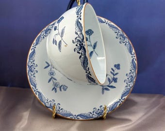 Rare Tea Cup Rörstrand Ostindia Swedish East Indies Scandinavian Design Tea Cup and Saucer Set