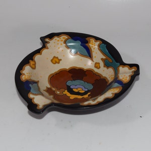 Larger Dutch Art Deco Dish Gouda Regina Holland Lydia Mid -Century Pottery Dish - Ashtray
