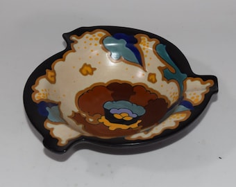 Larger Dutch Art Deco Dish Gouda Regina Holland Lydia Mid -Century Pottery Dish - Ashtray