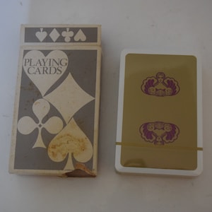 Playing Cards c1960s Ferd  Piatnik and Sons Vienna Playing Cards Deck Made in Austria Tournament Quality Playing Cards