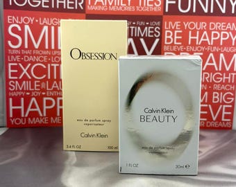 Calvin Klein Obsession OR  Beauty Perfume Boxed Parfum Women's Fragrance Vanity Decor