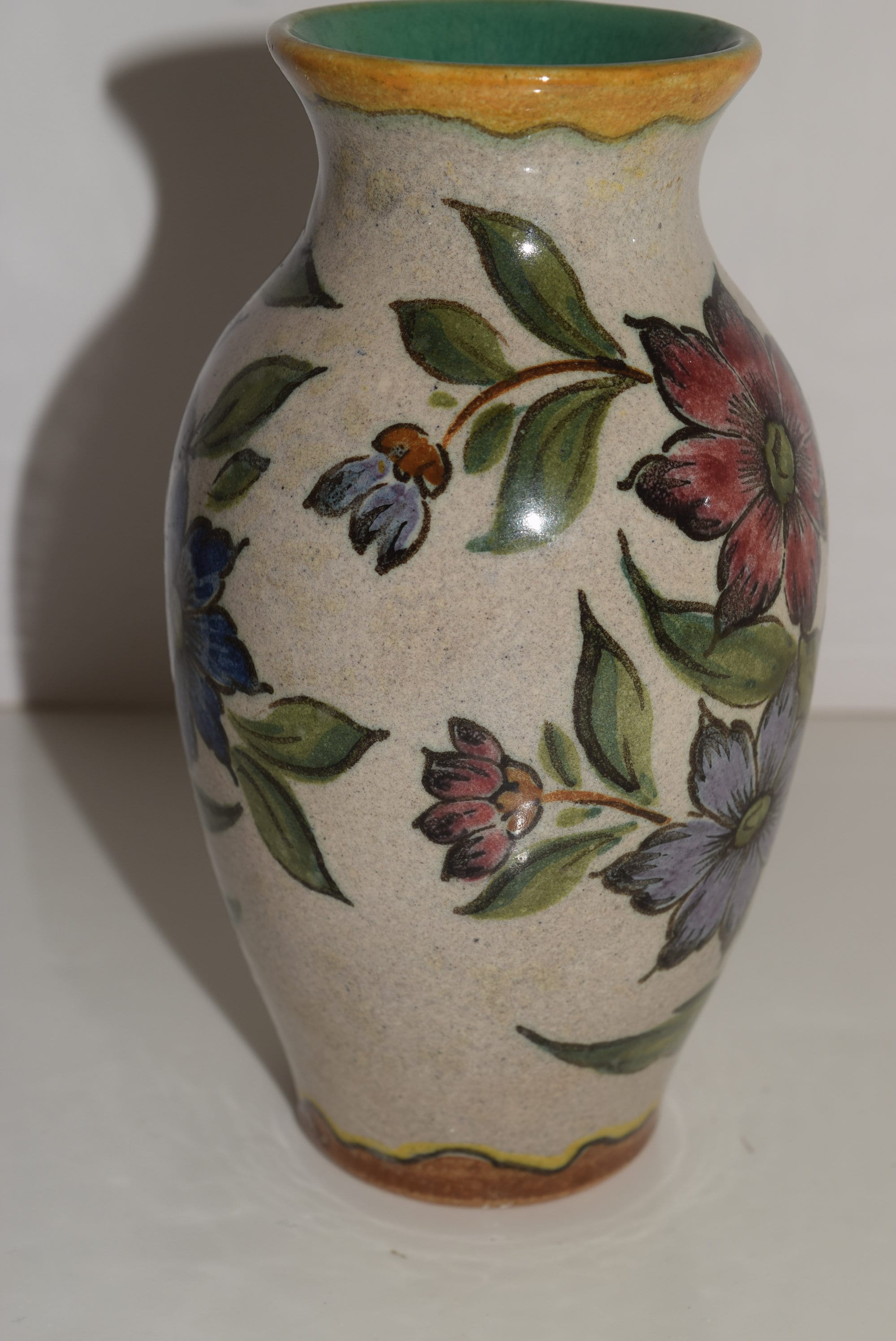 ビンテージgouda pottery Holland flower base Vintage Royal-Zuid