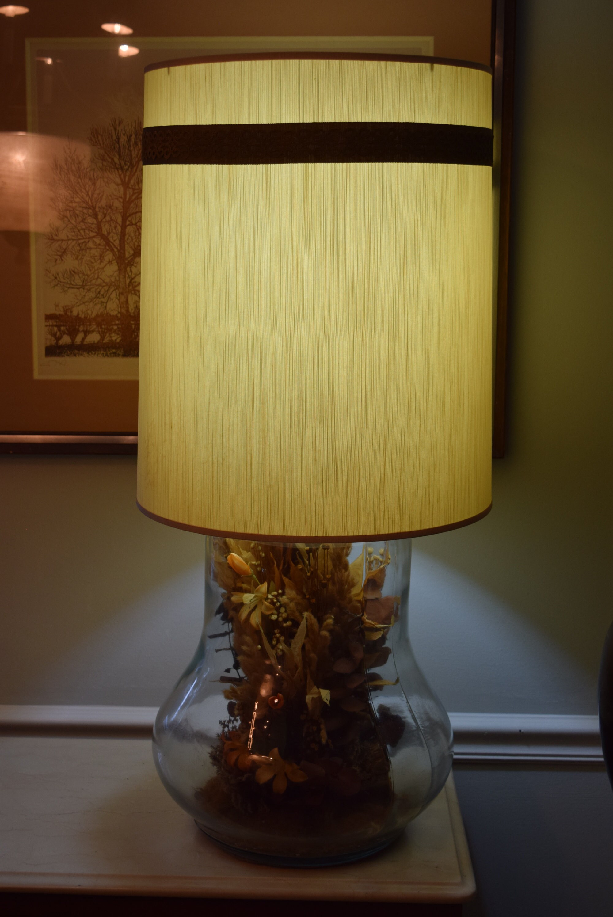 Acrylic fillable sale lamp
