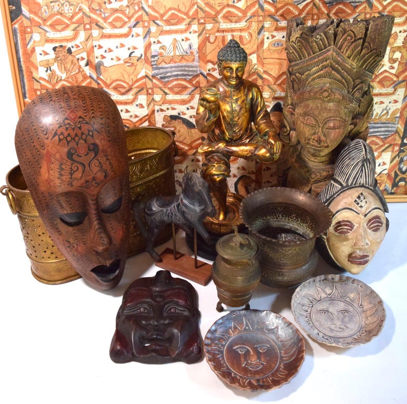 Kuduo African Cast Bronze Gold Dust Vessel Kuduo Ashanti Tribe Ghana Brass ...