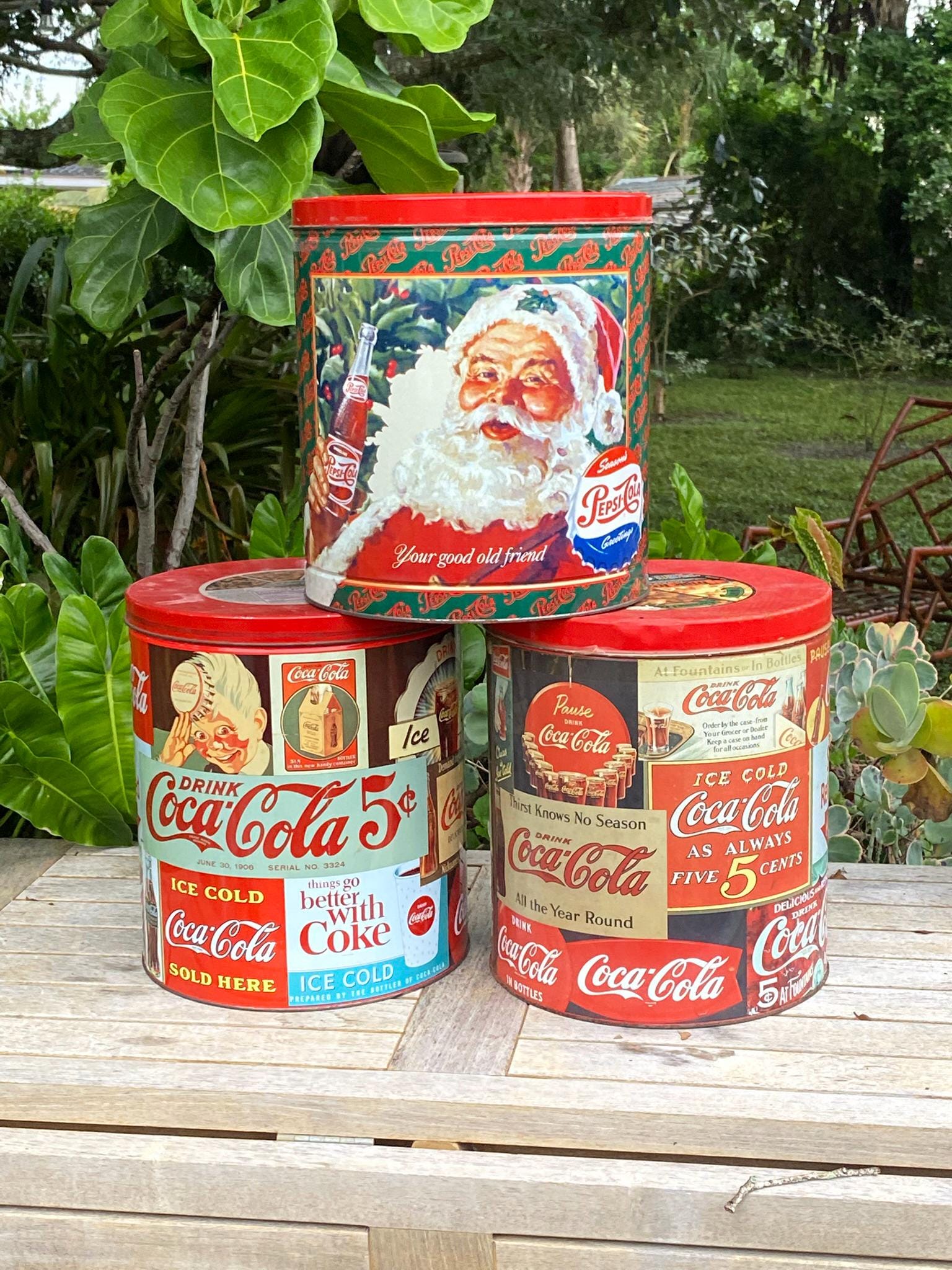 ペプシ コンテナ ヴィンテージ Pepsi Tin Container - Etsy