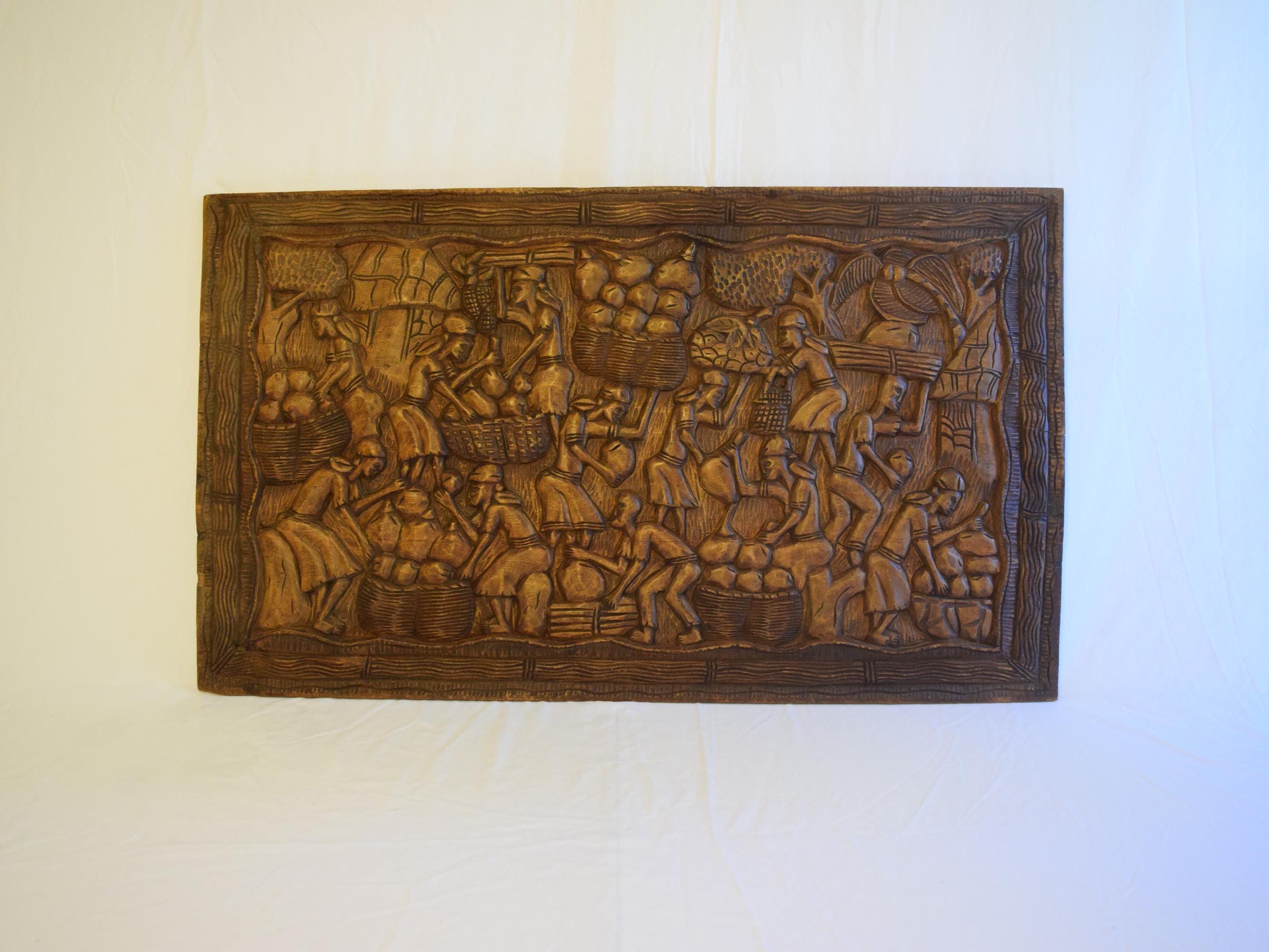 Haitian Wood Carving - Etsy