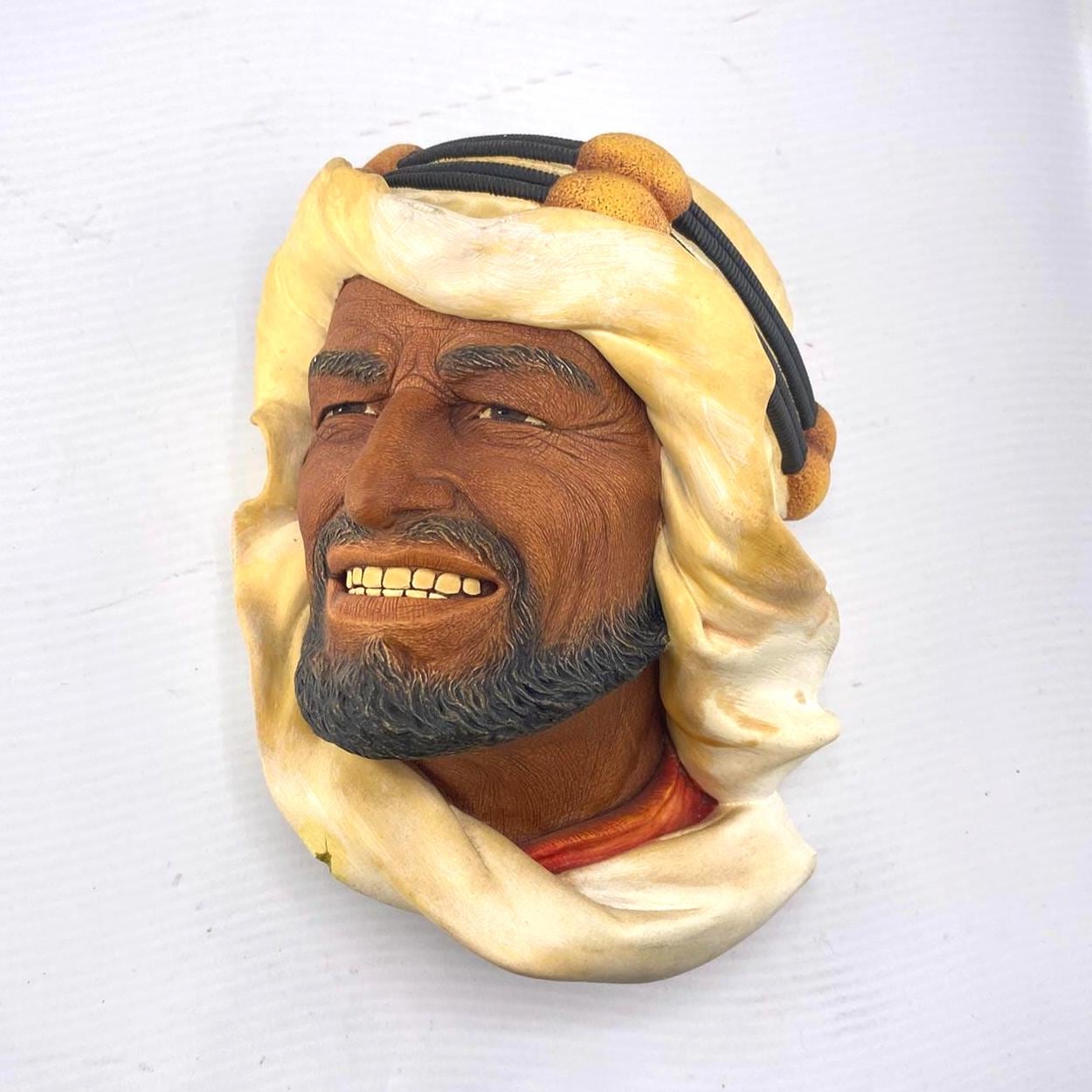 BOSSON'S Character Head Plaques Congleton England No Box Middle Eastern ...