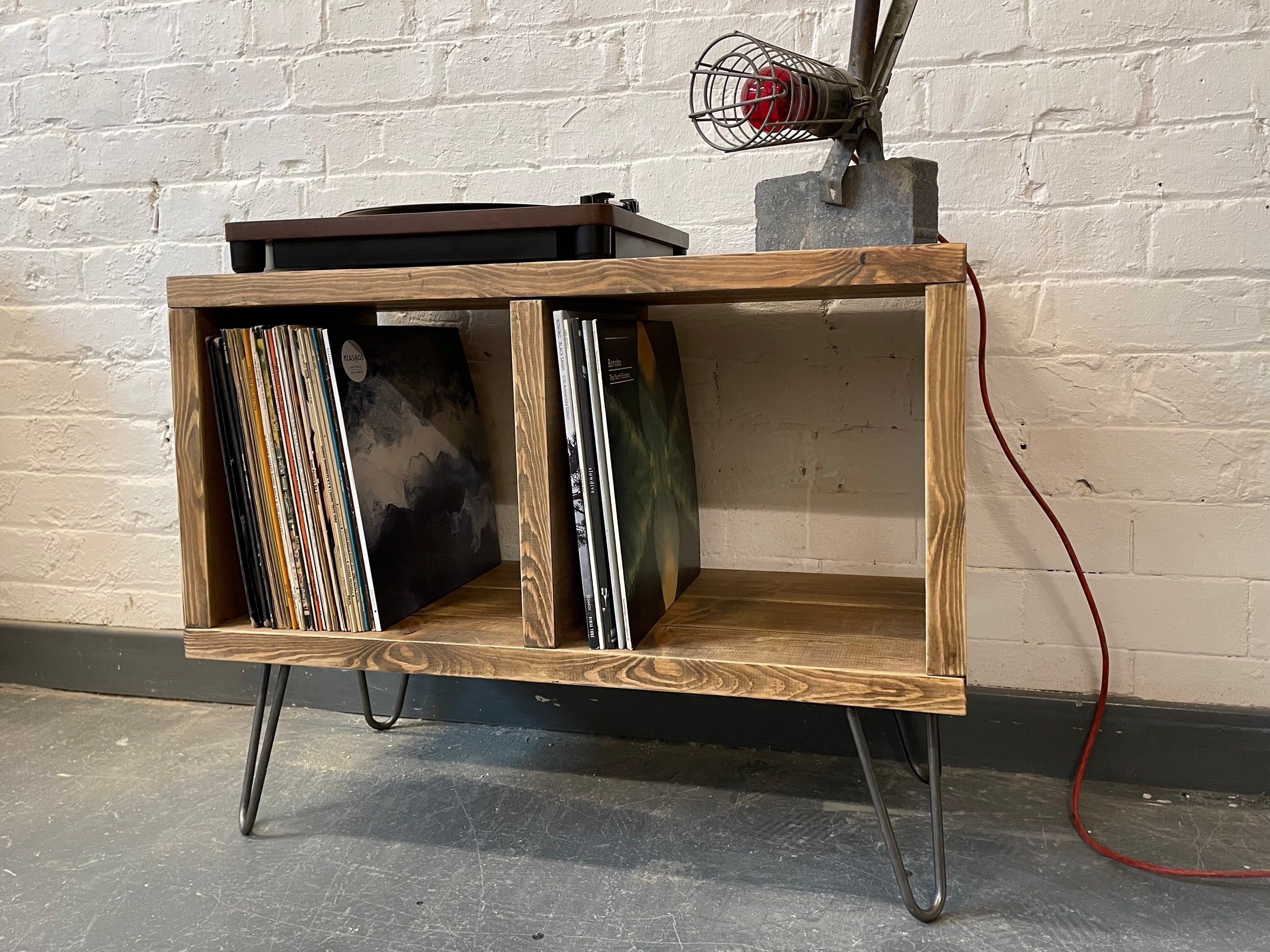 Unidad de almacenamiento de discos de doble cubo vinilo | Etsy