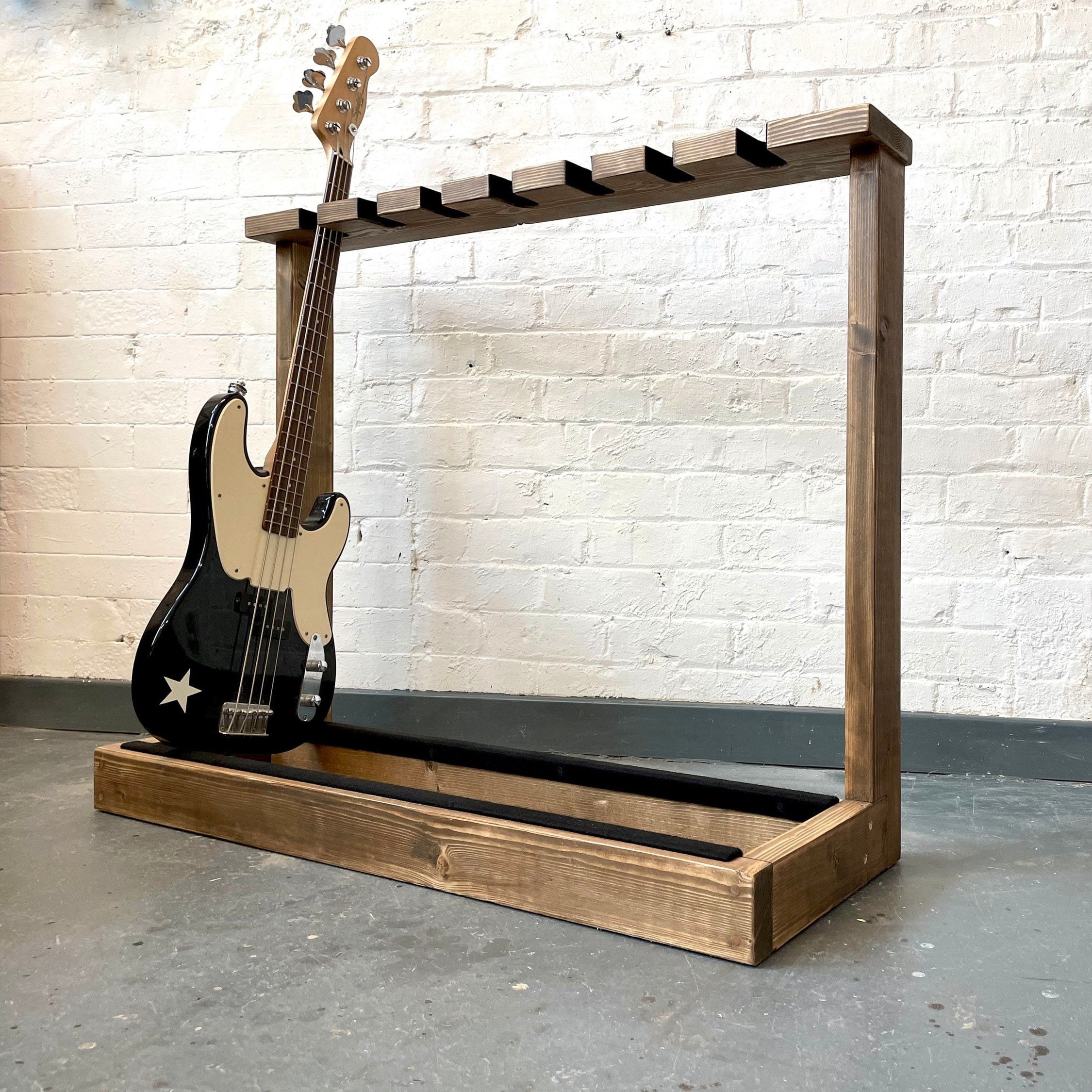 Wooden guitar rack / guitar stand / holder -  Italia