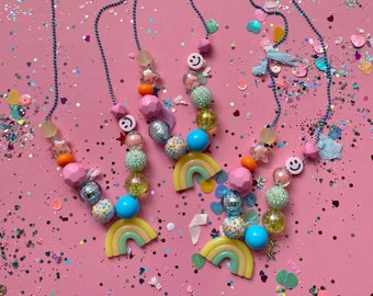 NEW! “OVER the Rainbow” Beaded Necklace