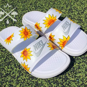 sunflower nike sandals
