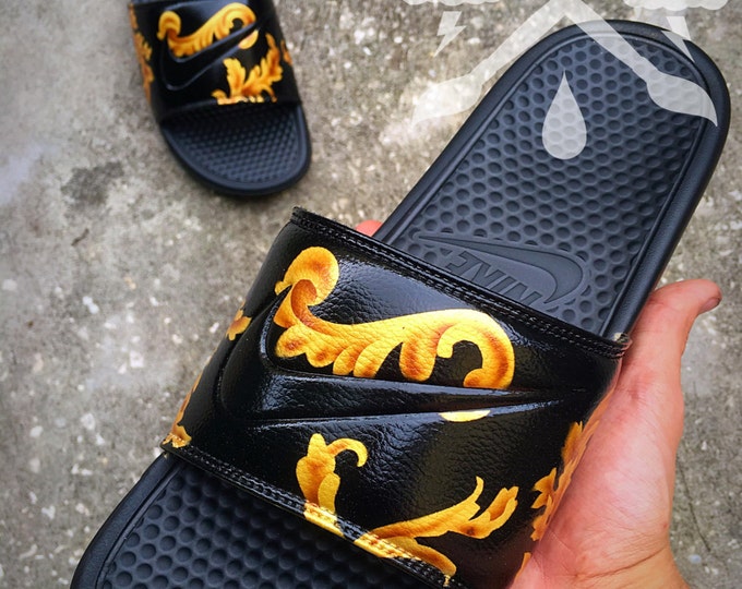 custom nike sandals