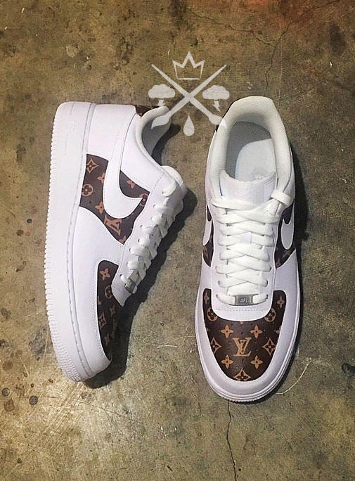 Nike Louis Vuitton LV Air Force 1 One Low top Luxury Designer | Etsy