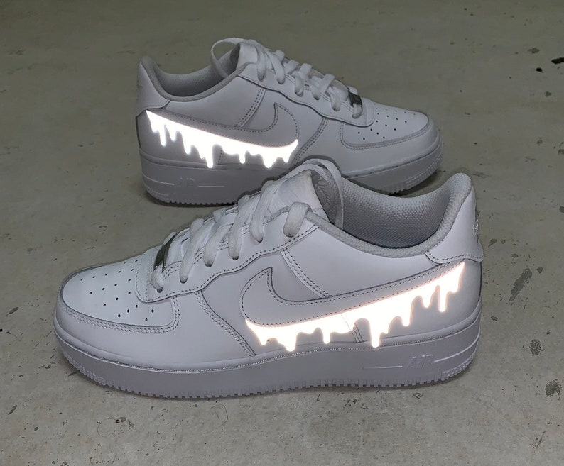 reflective nike air force 1 junior