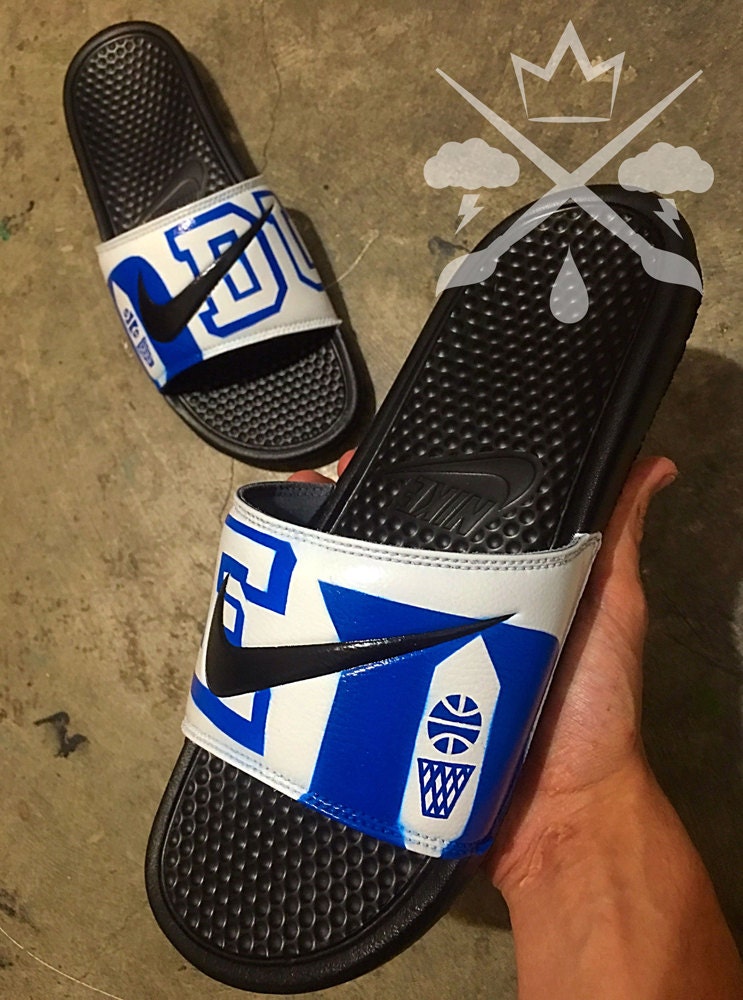 duke nike slides