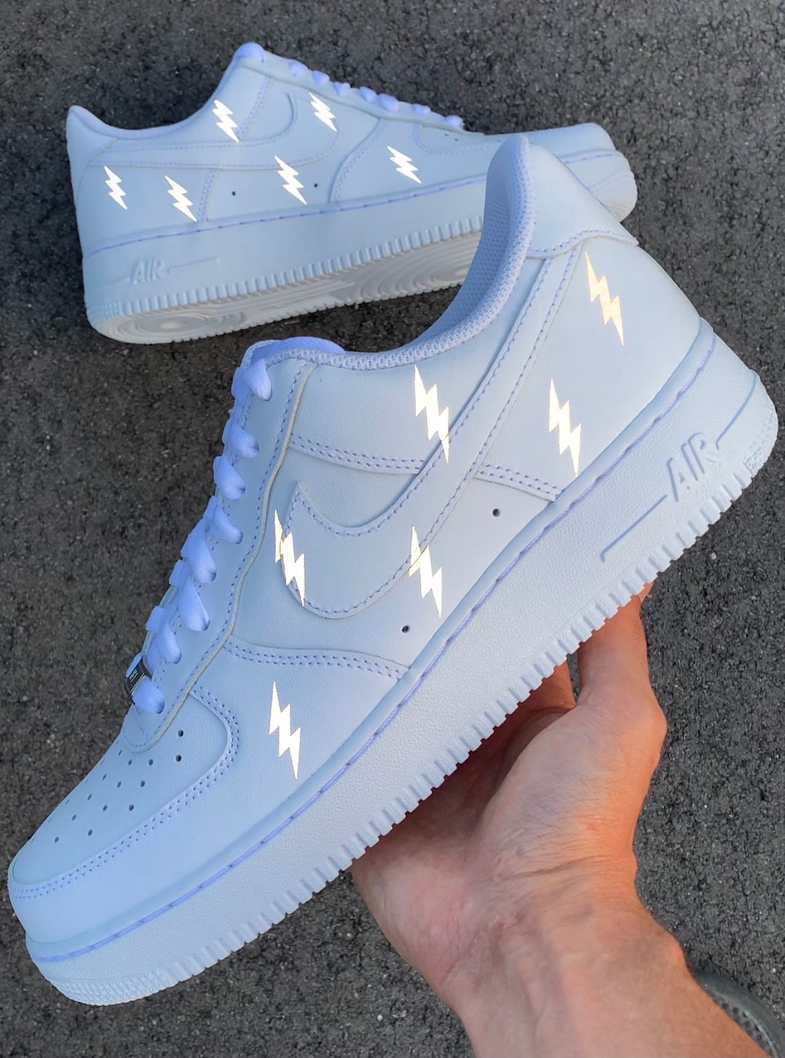 air force 1 reflective white