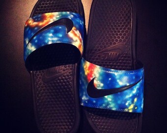 Red Supreme Louis Vuitton Luxury Designer Custom Slides