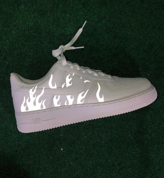 customized air force 1 reflective lighting