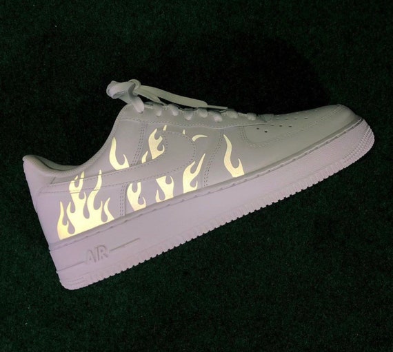 air force 1 flame reflective