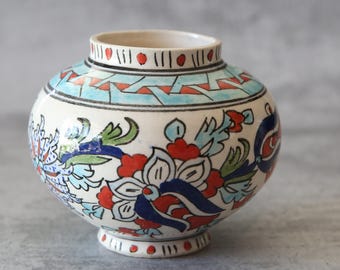 Turkish Edip Cini Ceramic Vase