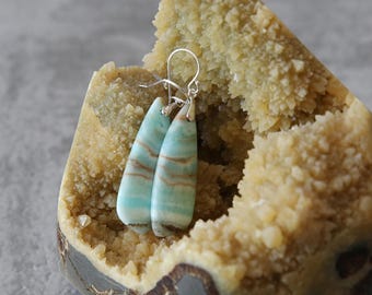 Quiet Current | Hemimorphite Sterling Silver Earrings