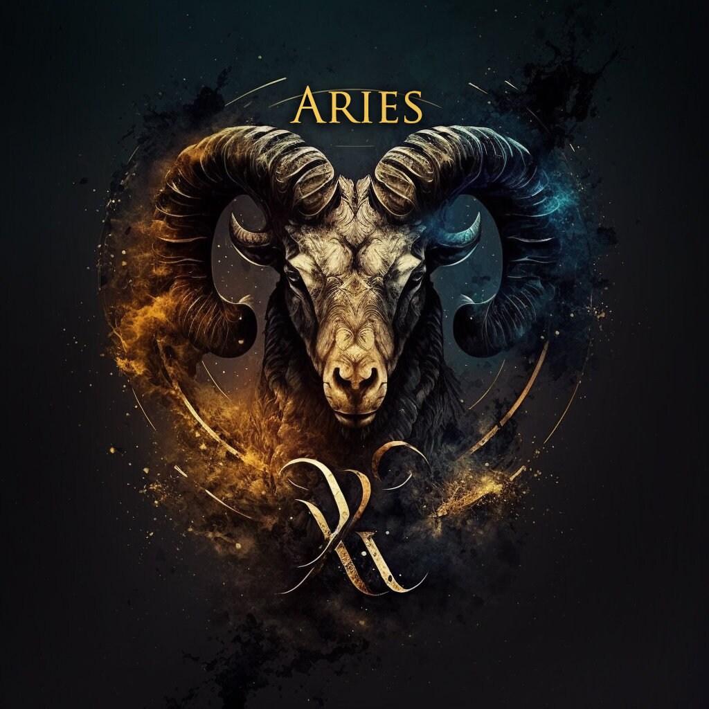 Aries Zodiac Digital Download Wall Art 1 Etsy