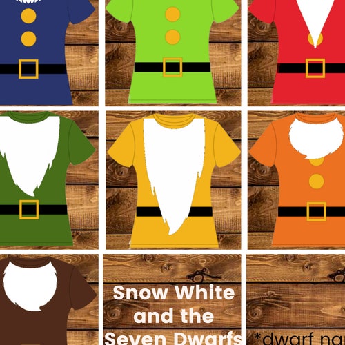 Snow White and the Seven Dwarfs Inspired Shirts