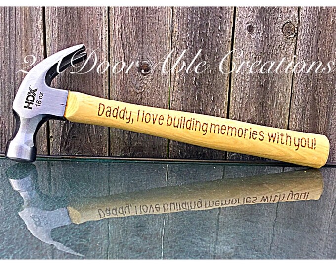 Personalized Hammer Father's Day Gift 16 Oz Hammer Etsy