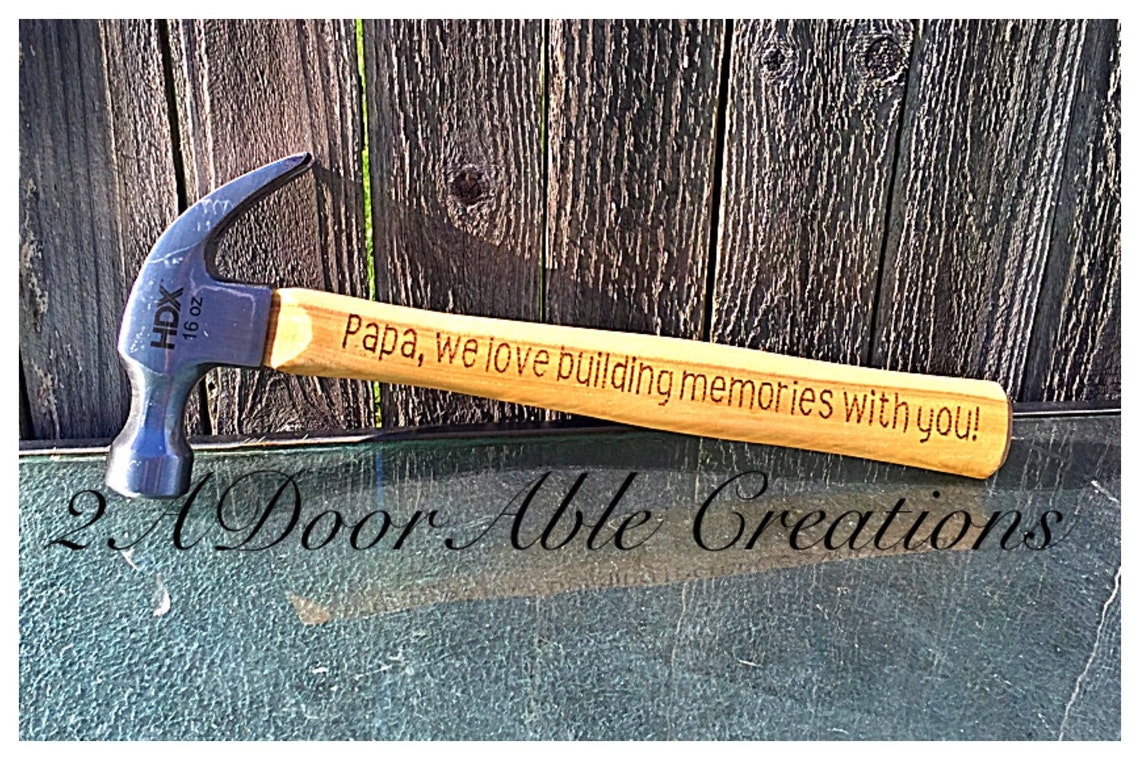 Personalized Hammer Father's Day Gift 16 Oz Hammer Etsy