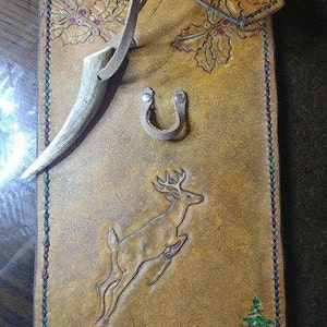 Santa&#39;s Naughty and Nice, Scroll Holder - Belt Pouch. (FLAT)