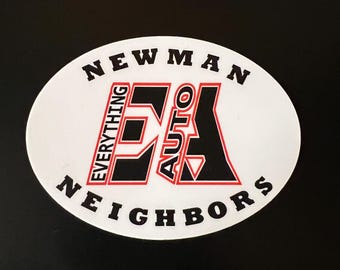 EA Newman Neighbors Everything Auto Autos Logo Oval Sticker