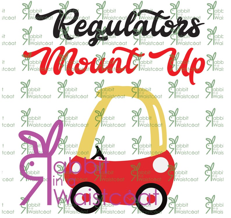 Regulators mount up SVG DXF EPS Pdf file Etsy