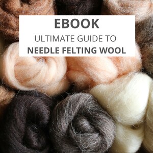 Needle Felting Wool Guide: Beginner E-book (PDF Pattern) - Etsy