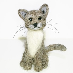 Cat PDF pattern - Needle felting pattern