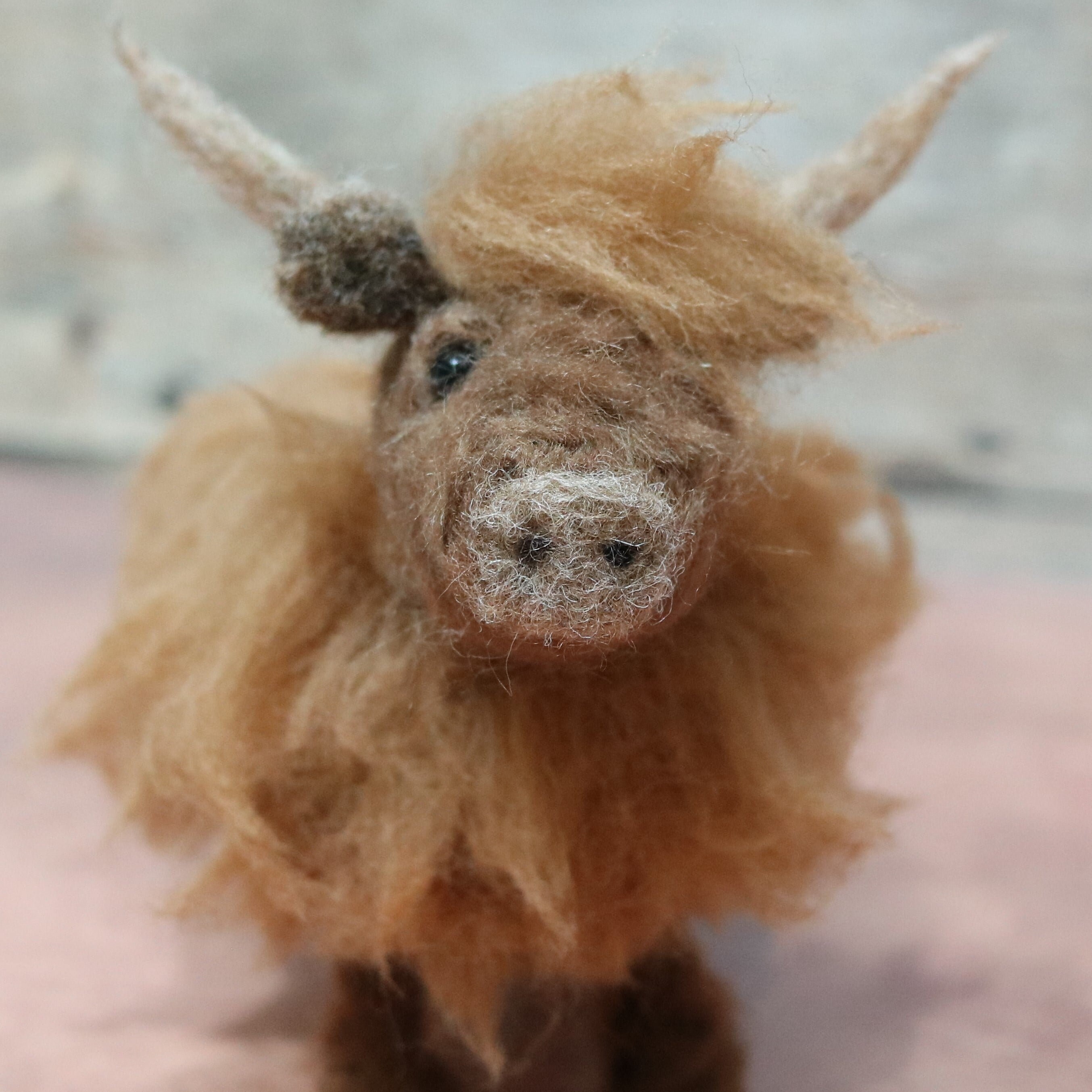 Highland Cow Needle Felting Pattern Plus Video Tutorial Etsy Australia