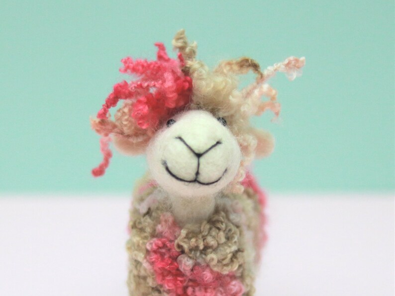 Sheep Needle Felting Kit Rosa DIY Craft Kit for Adults and Etsy UK