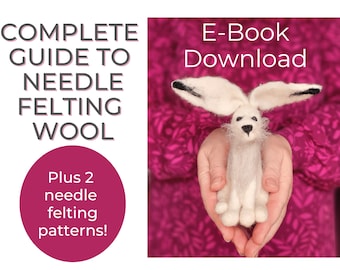 Needle felting patterns and complete guide to needle felting wool - Patterns change seasonally