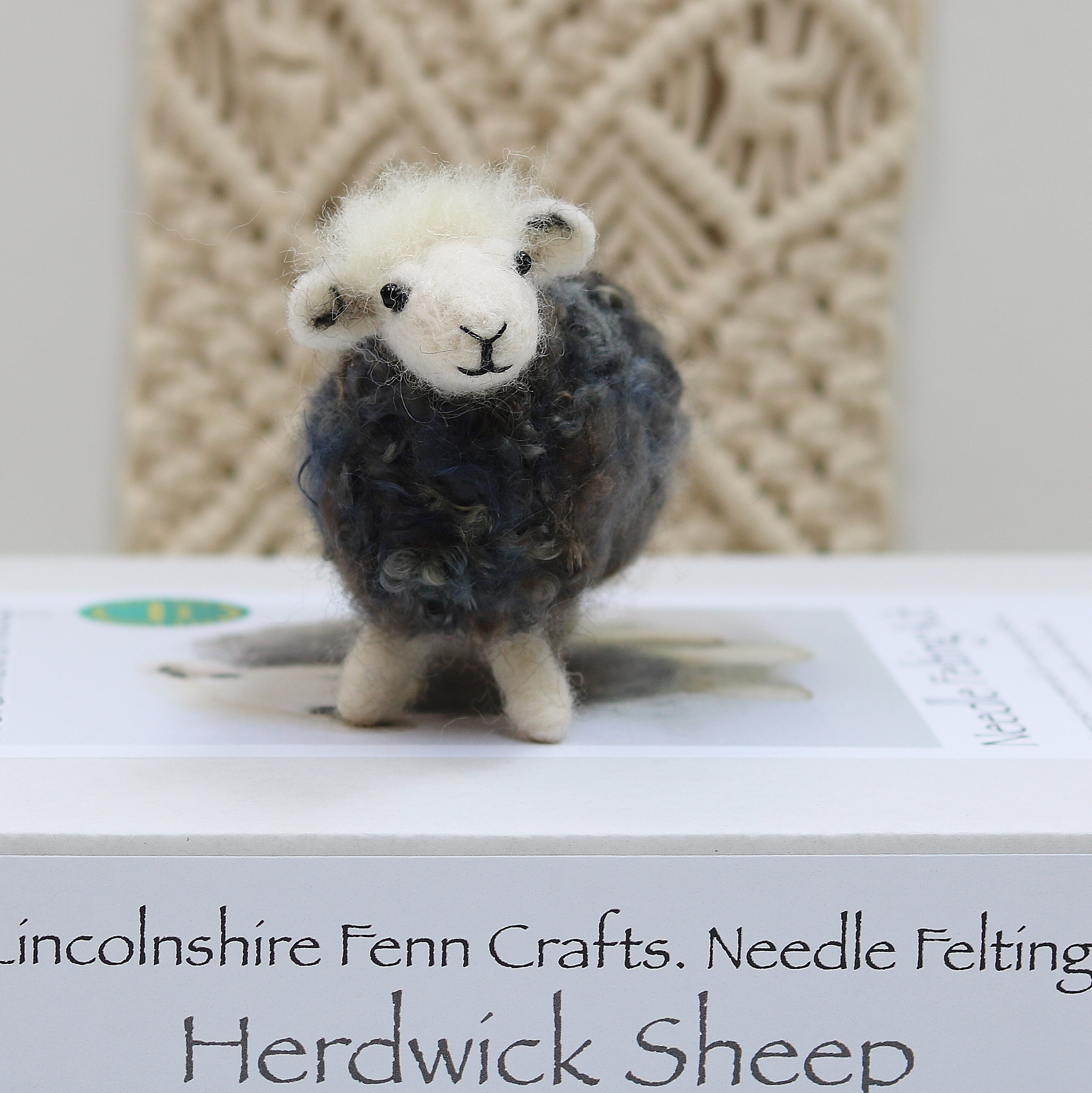 Sheep needle felting kit. Herdwick sheep needle felting kit Etsy