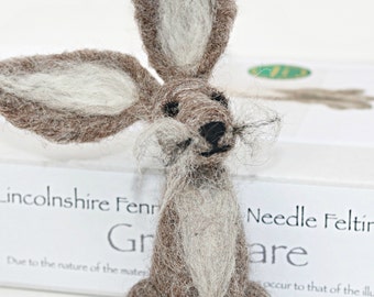 Hare needle felting pattern - Needle felting PDF