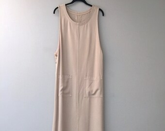 khaki long dress