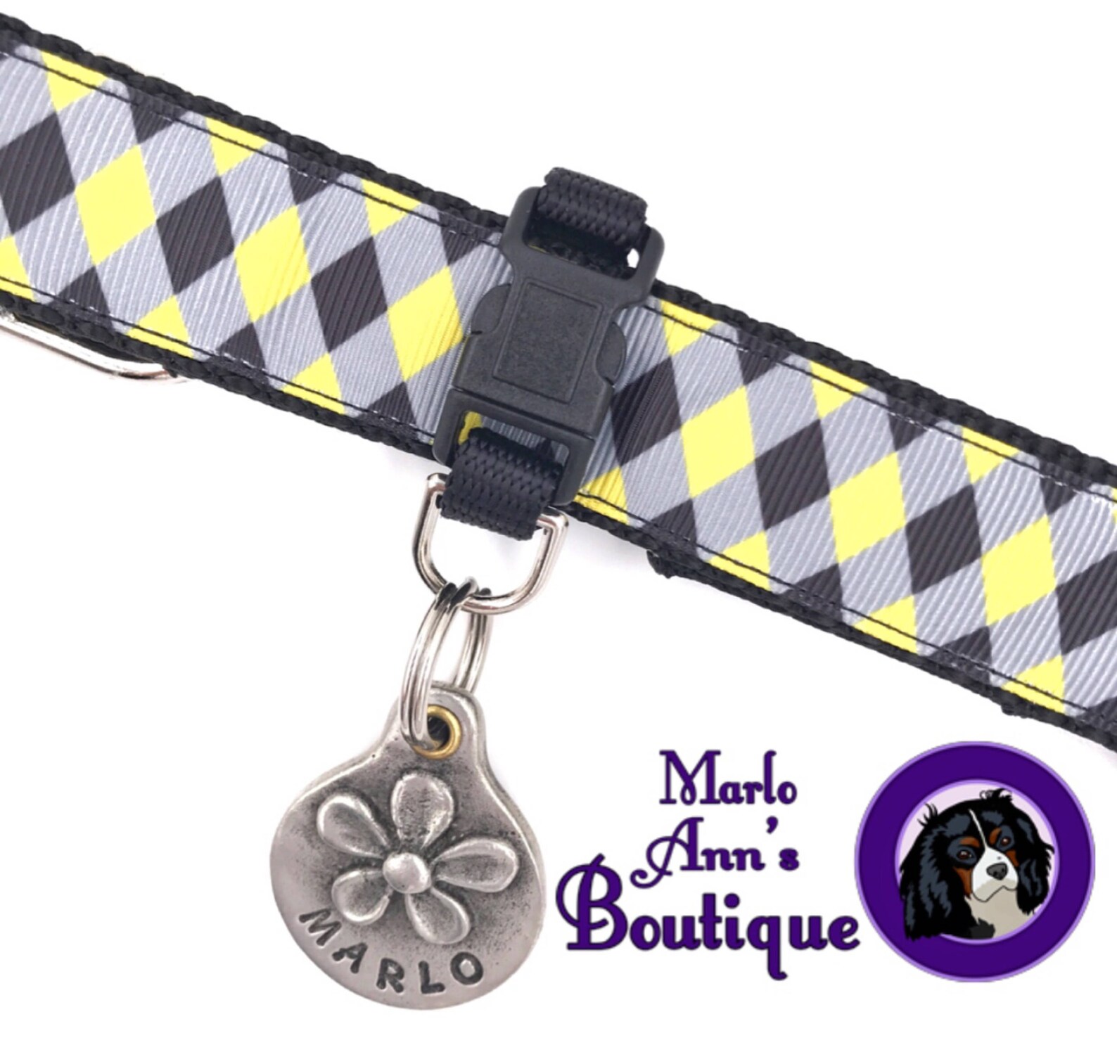 Quick Change Dog Tag Holder Dog Collar Pet ID Changer Pet Etsy